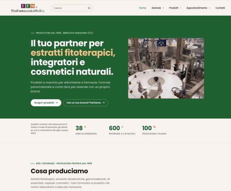 Redesign sito Fitofarmaceutica